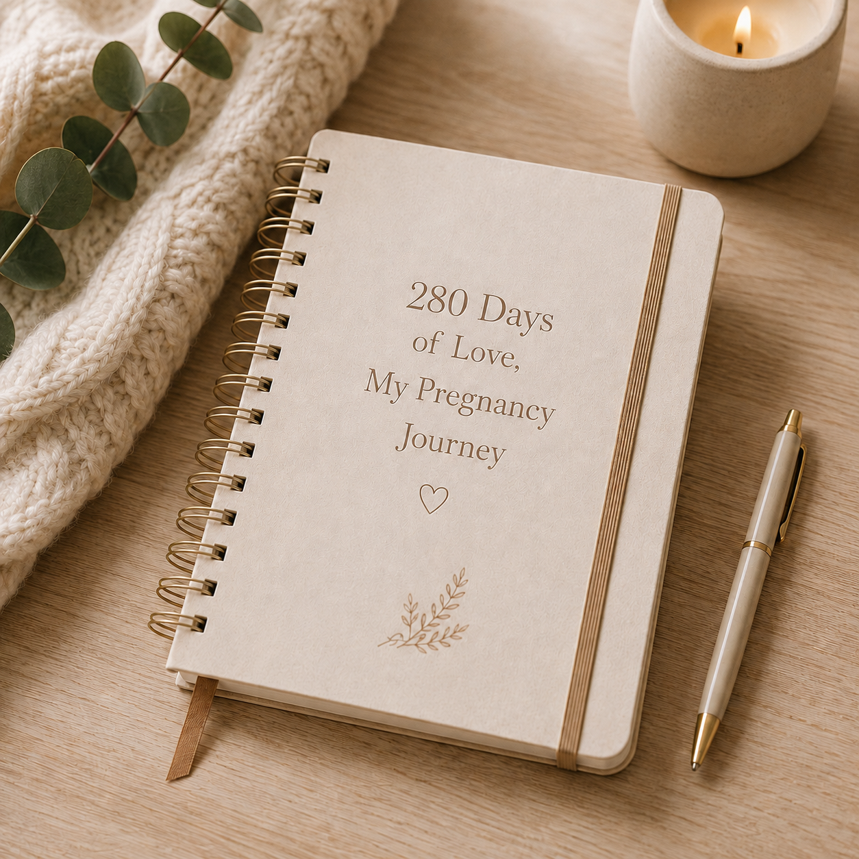 280 Days of Love: My Pregnancy Journey (Pregnancy Journal)